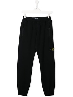 Stone Island Junior спортивные брюки с логотипом
