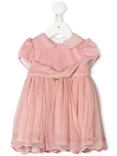 Miss Blumarine платье с вышитым подолом