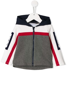 Emporio Armani Kids куртка в стиле колор-блок с капюшоном
