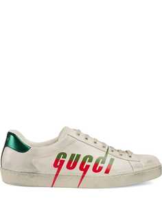 Gucci кеды с логотипом