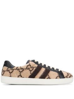 Gucci кеды Ace с узором GG