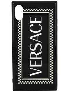 Versace чехол для iPhone X с архивным логотипом