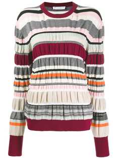 JW Anderson джемпер в полоску со сборками
