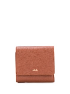 A.P.C. фактурный кошелек