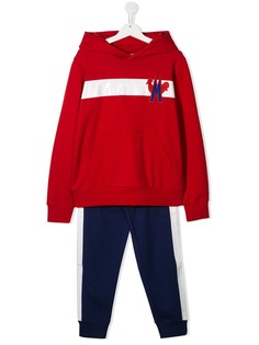 Moncler Enfant спортивный костюм с нашивкой-логотипом