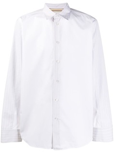 Jil Sander рубашка с полосатыми вставками