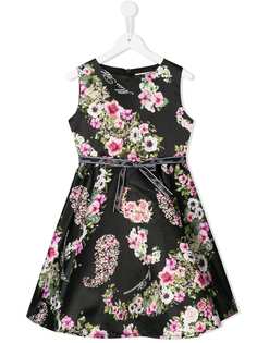 Miss Blumarine платье с цветочным принтом
