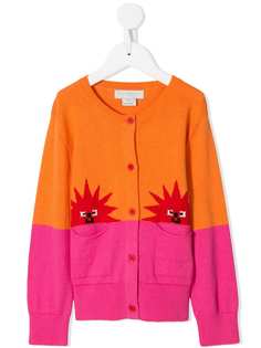 Stella McCartney Kids кардиган в стиле колор-блок