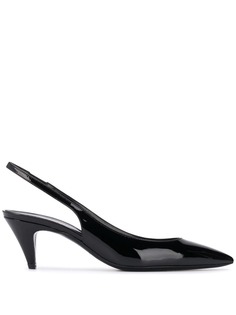 Saint Laurent туфли-лодочки с ремешком на щиколотке