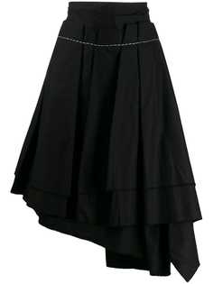 Comme Des Garçons Pre-Owned плиссированная юбка асимметричного кроя 1990-х годов