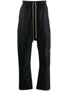 Rick Owens DRKSHDW стеганые спортивные брюки
