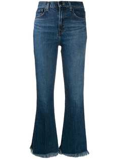 J Brand cropped flared jeans