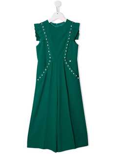 Elisabetta Franchi La Mia Bambina декорированное платье миди