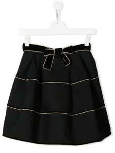 Dsquared2 Kids юбка с эффектом металлик