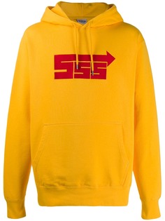 Sss World Corp logo print hoodie
