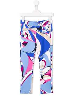 Emilio Pucci Junior легинсы с принтом
