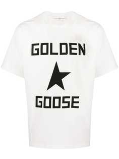 Golden Goose футболка с логотипом