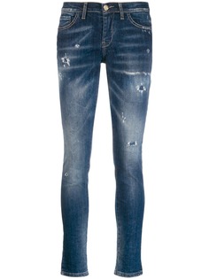 Frankie Morello джинсы скинни с эффектом потертости