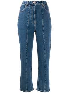 Aalto укороченные джинсы со вставками