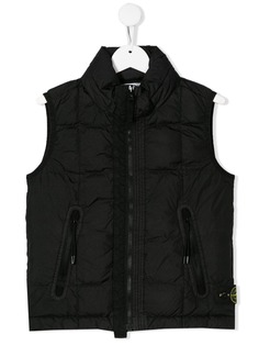 Stone Island Junior пуховая куртка без рукавов
