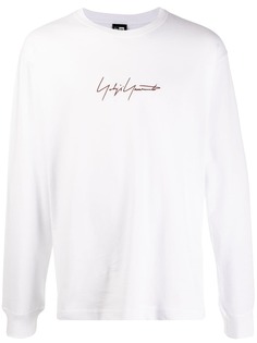 Yohji Yamamoto толстовка с круглым вырезом и логотипом