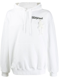Doublet embroidered cotton hoodie