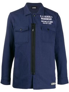 U.P.W.W. zipped cotton shirt