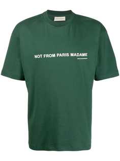 Drôle De Monsieur printed cotton T-shirt