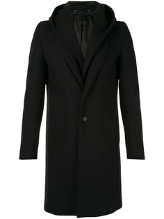 Attachment многослойное пальто с капюшоном