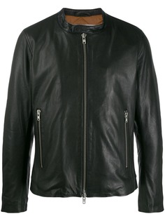 S.W.O.R.D 6.6.44 leather zip up jacket