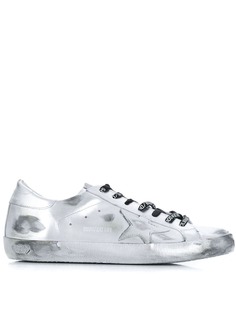 Golden Goose кроссовки Superstar Ray с эффектом металлик