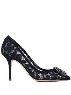 Dolce & Gabbana классические кружевные туфли-лодочки