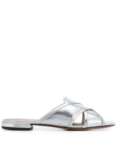 Marc Jacobs crossover strap slides