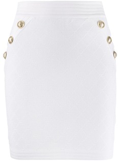 Balmain двубортная юбка