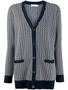 Tory Burch кардиган жаккардовой вязки