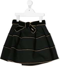 Dsquared2 Kids юбка с эффектом металлик