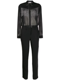 Liu Jo комбинезон с контрастной бахромой