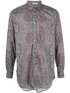 Engineered Garments рубашка с принтом пейсли