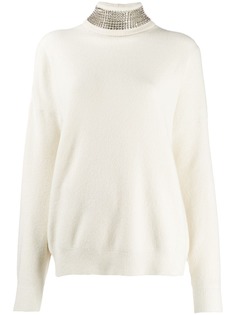 Alexander Wang декорированный джемпер