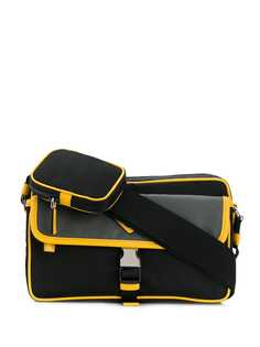 Prada nylon and Saffiano leather shoulder bag