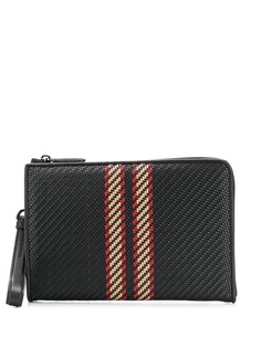 Ermenegildo Zegna woven clutch case