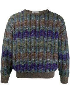 Missoni Pre-Owned 1980s wave knit jumper