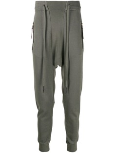 11 By Boris Bidjan Saberi drop crotch track pants