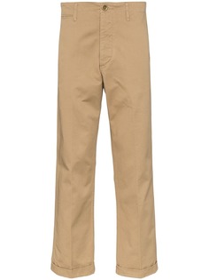 Visvim high water cotton chino trousers