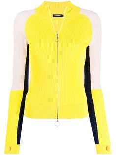 J.Lindeberg colour-block zipped cardigan