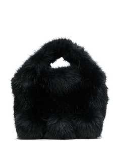 Comme Des Garçons Girl faux fur tote bag