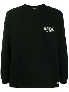 U.P.W.W. logo printed sweatshirt