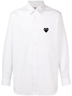 Comme Des Garçons Play рубашка с логотипом в форме сердца