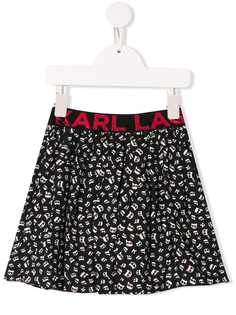 Karl Lagerfeld Kids юбка А-силуэта