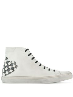Saint Laurent кроссовки Bedford SL в клетку